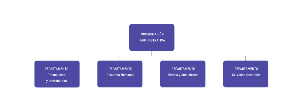 Organigrama Coordinación Administrativa